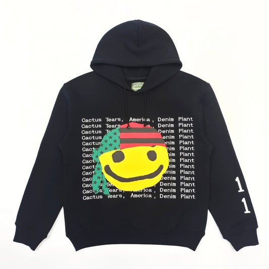 Schwarzer Hoodie