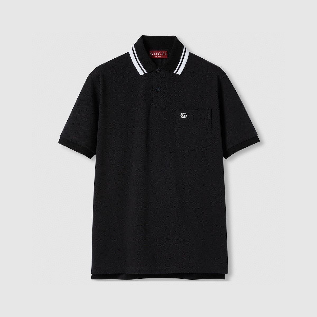 Schwarzes und graues Polo