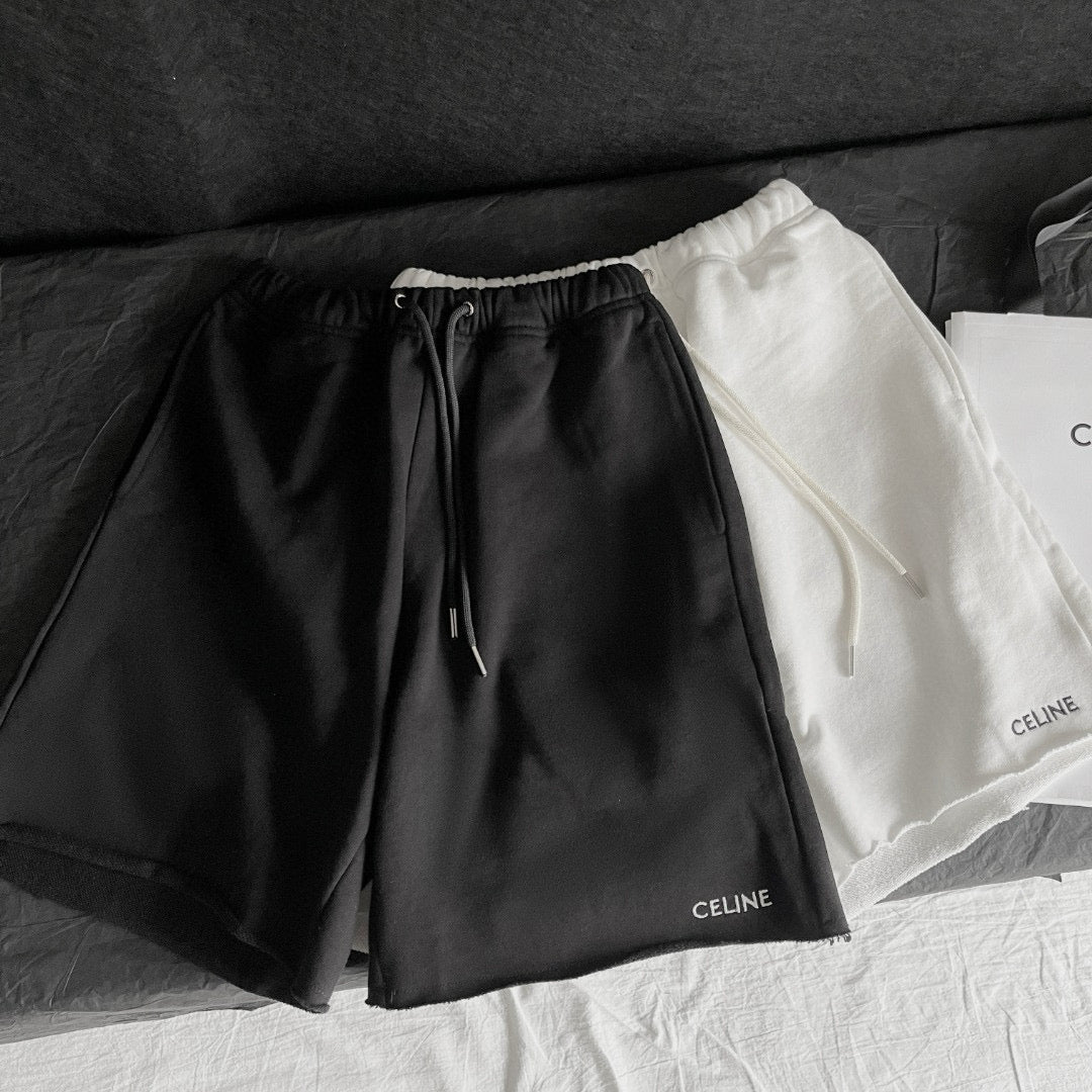 Schwarz-weiße Shorts