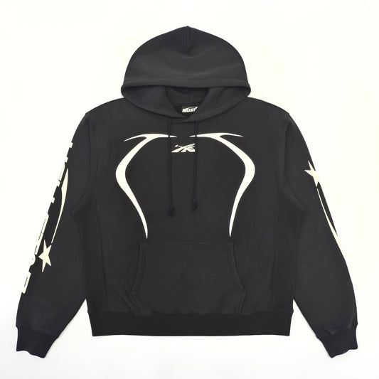 Schwarzer Hoodie