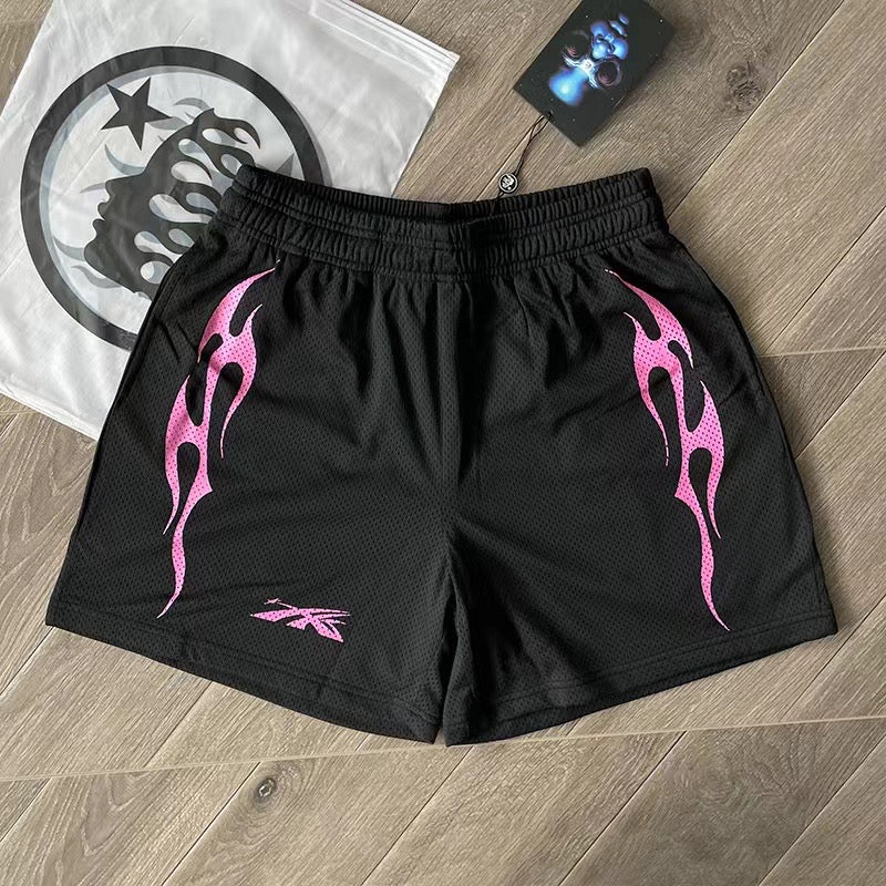 Schwarz-weiße Shorts