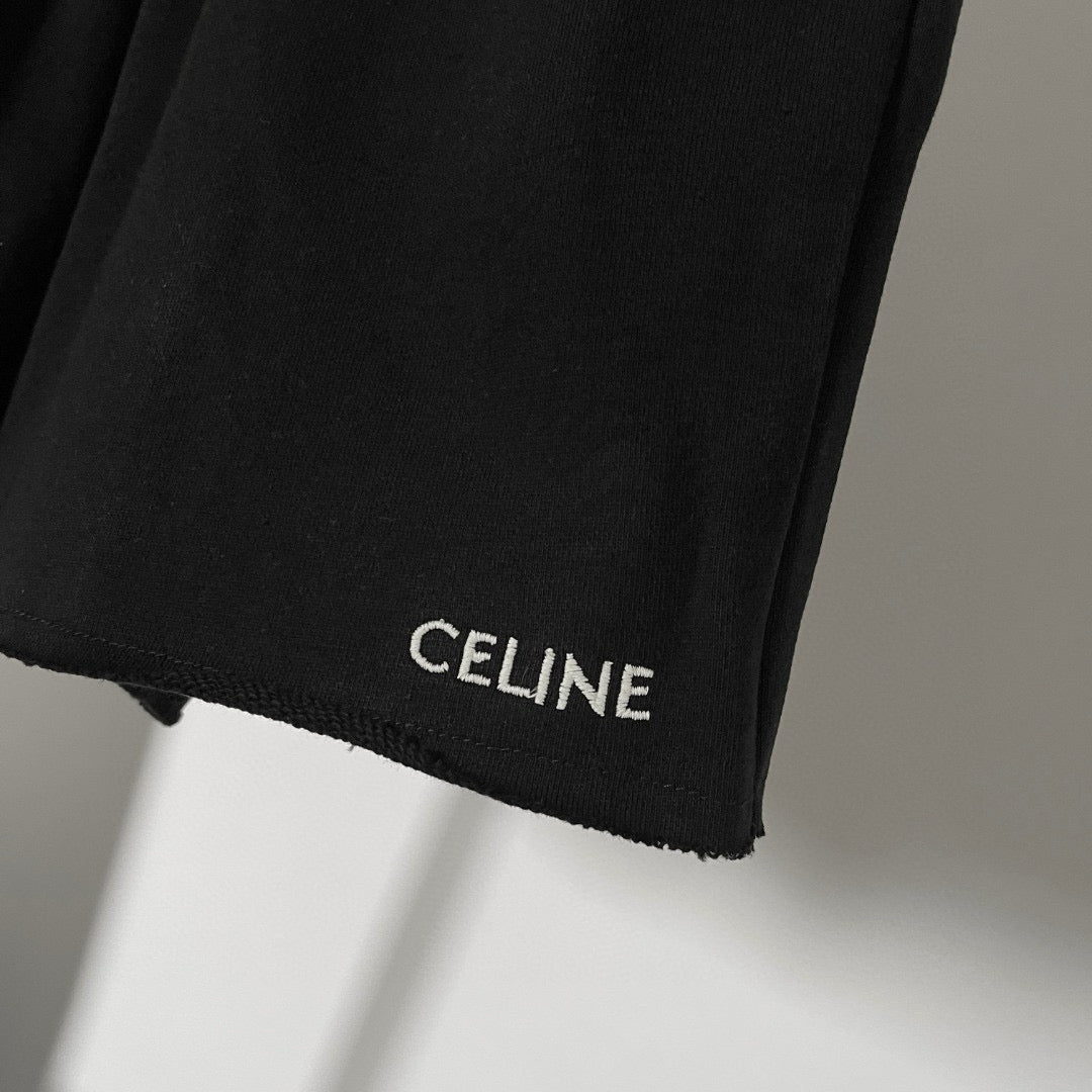 Schwarz-weiße Shorts