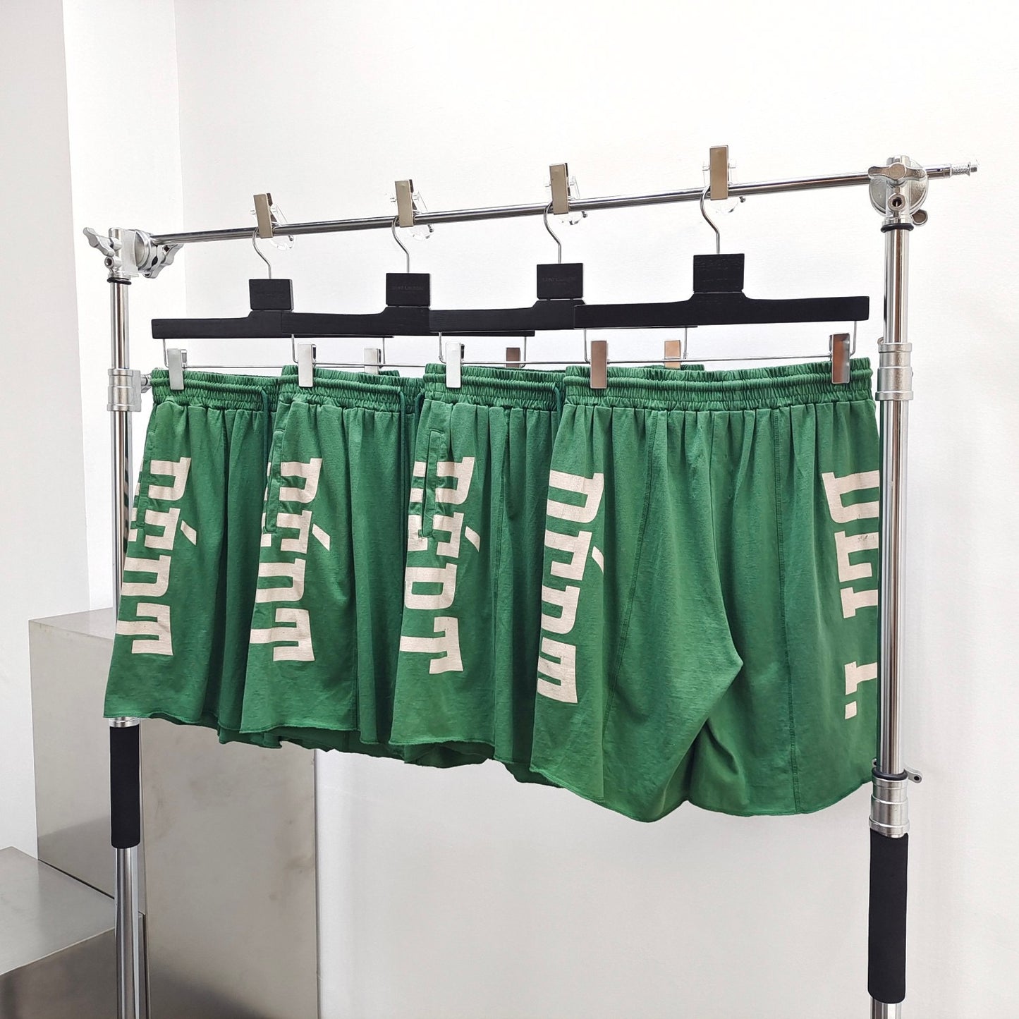 Grüne Shorts