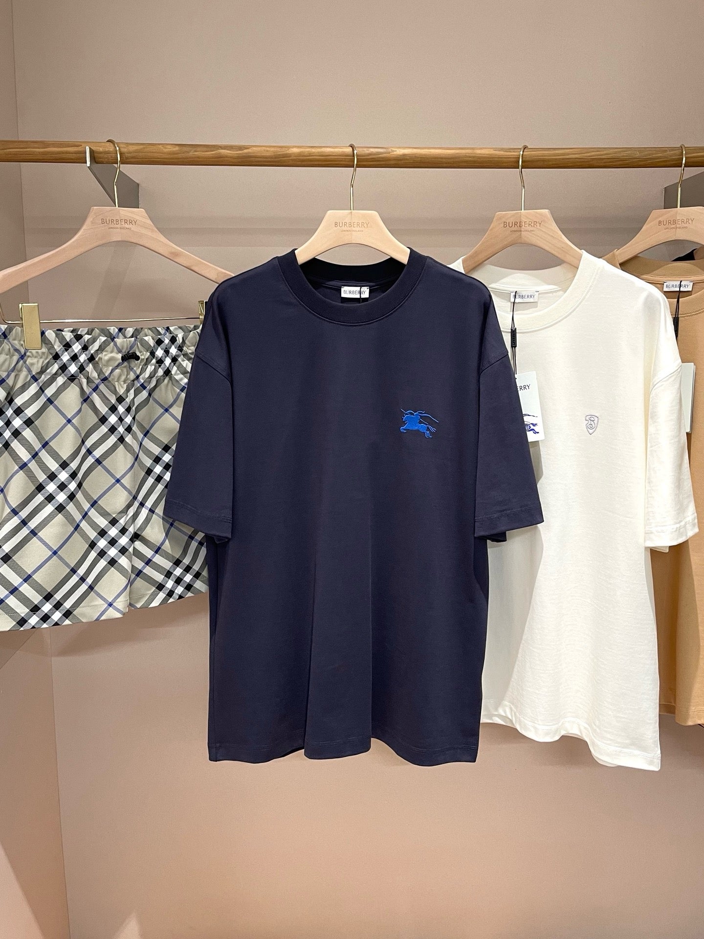 Dark Blue and Khaki T-Shirt