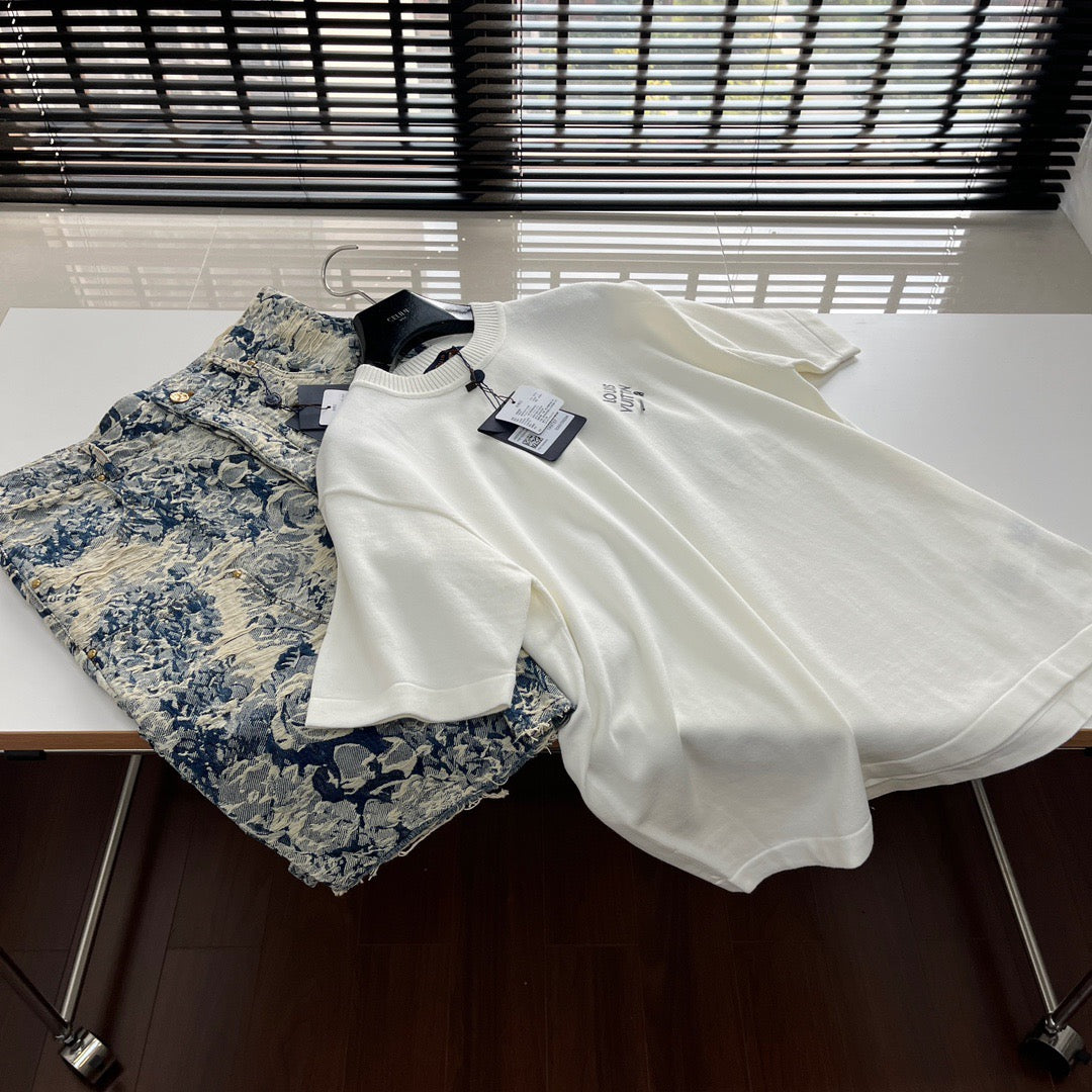 Black White and Blue T-shirt