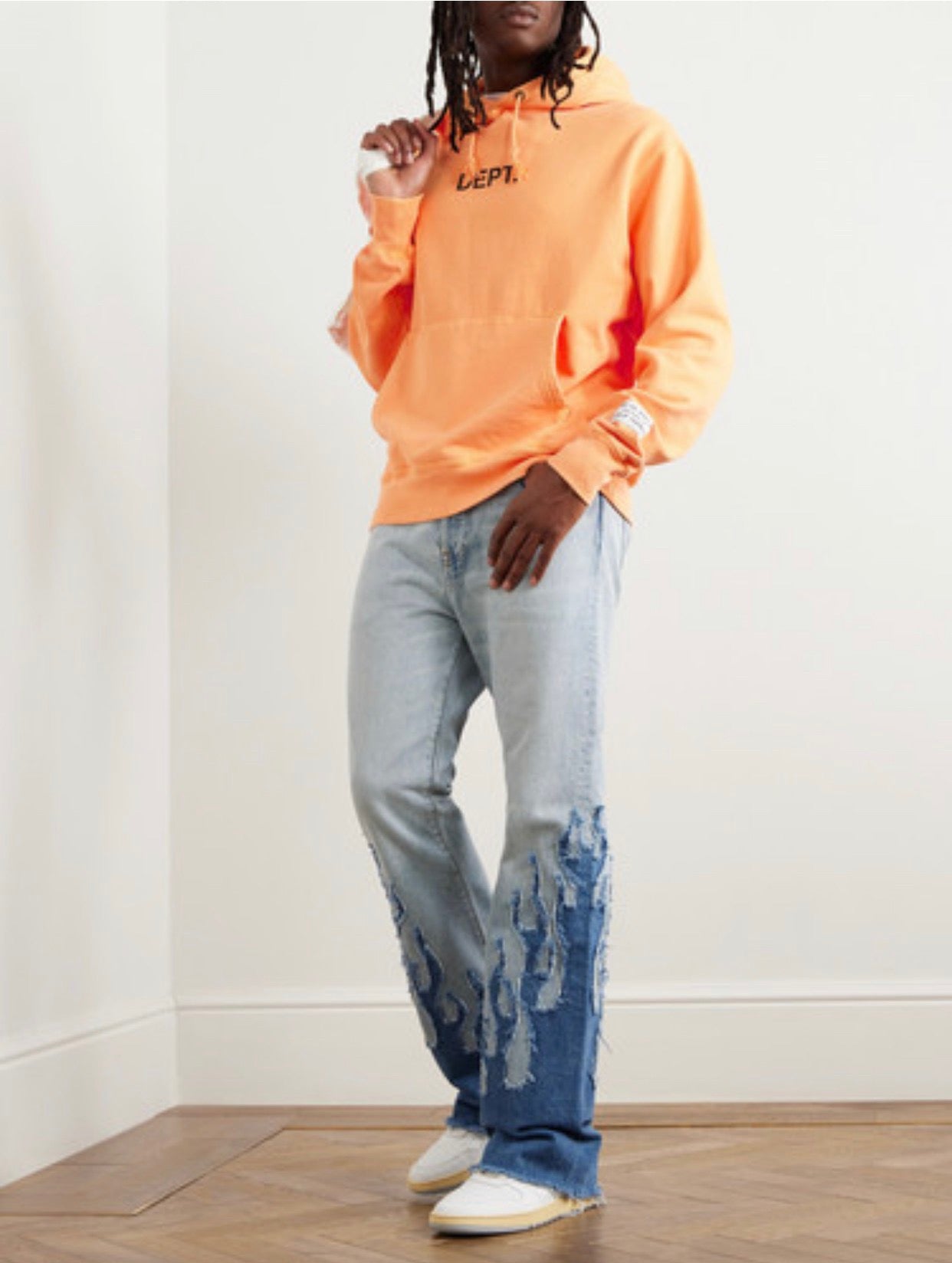 Sudadera con capucha amarilla