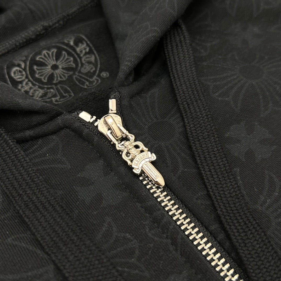Chaqueta blanca y negra