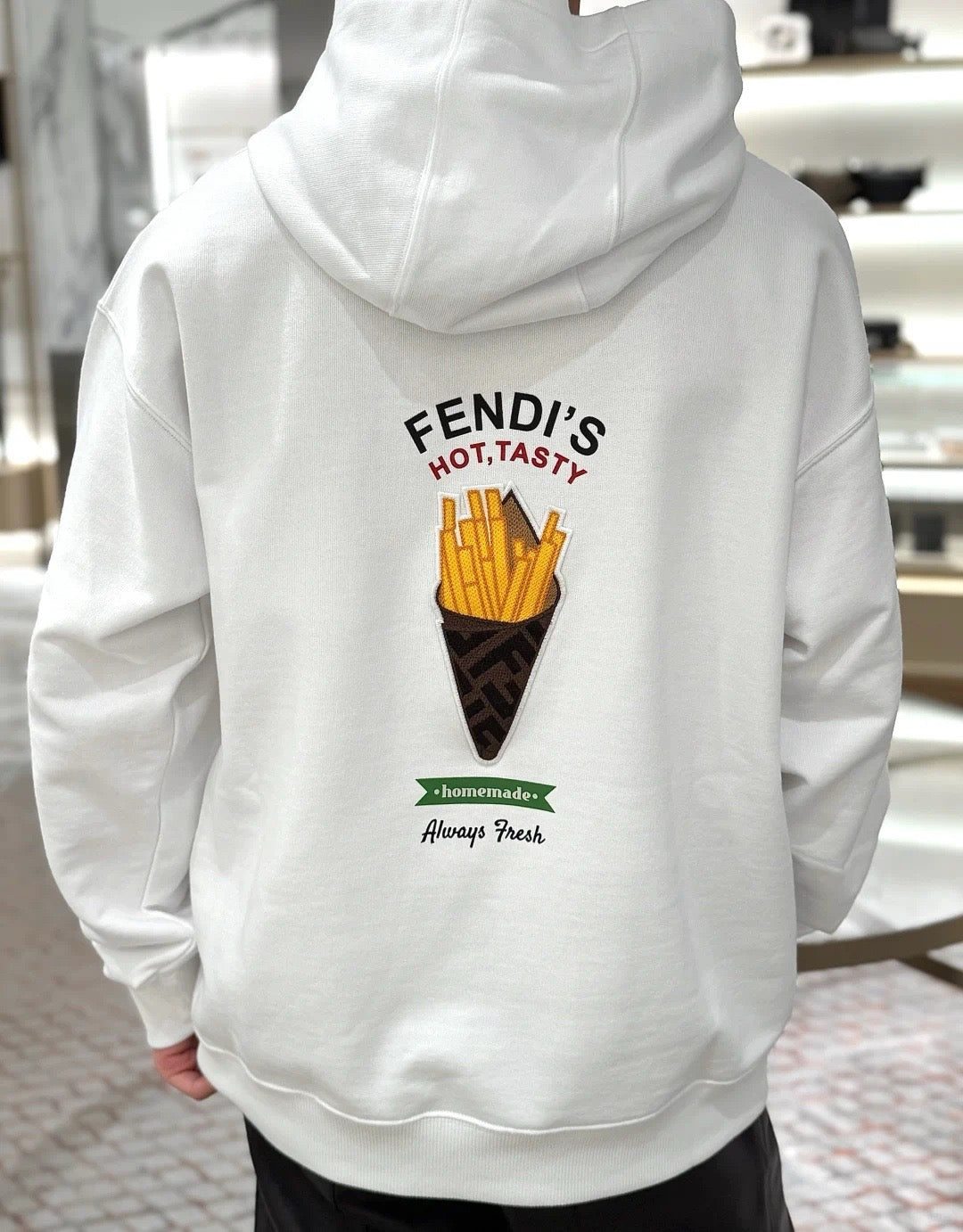 White Hoodie