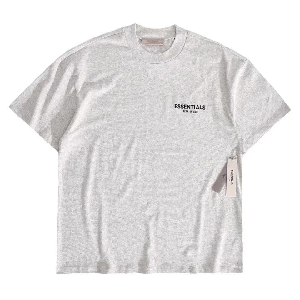 Camiseta gris claro, gris oscuro y negra
