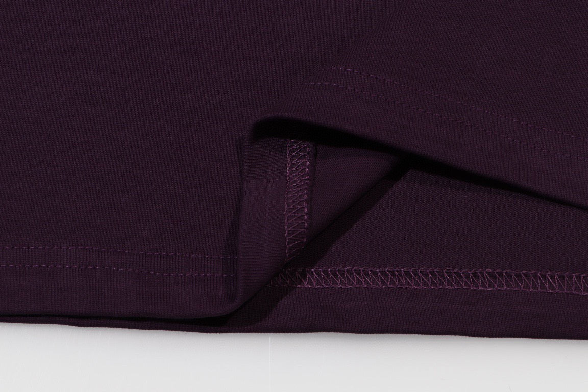 Black,White and Purple T-shirt