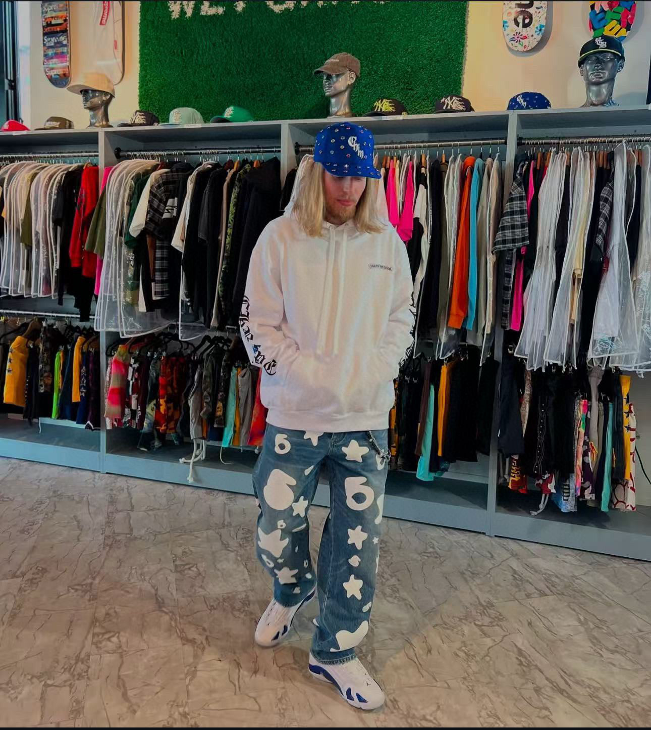 pantalón azul
