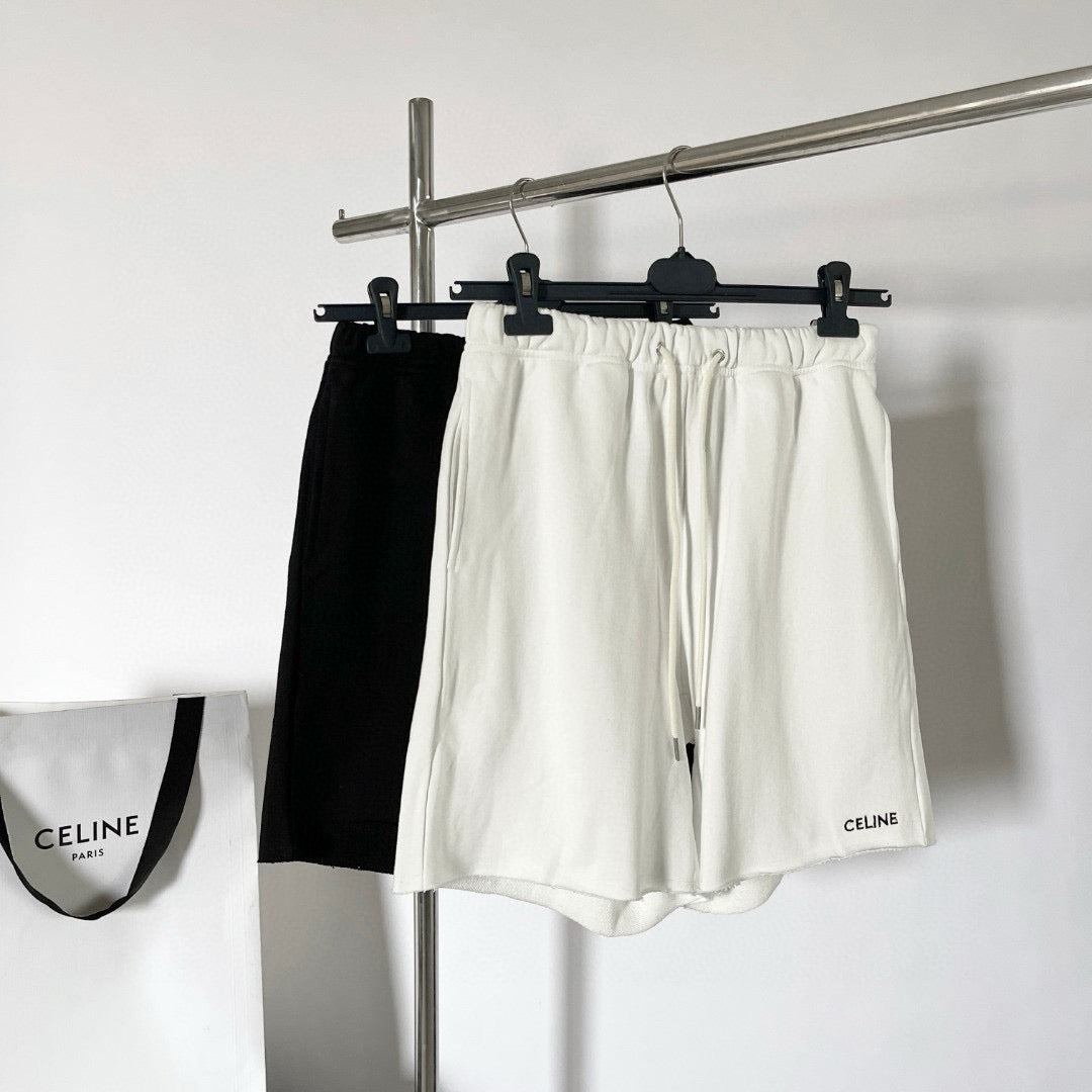 Schwarz-weiße Shorts