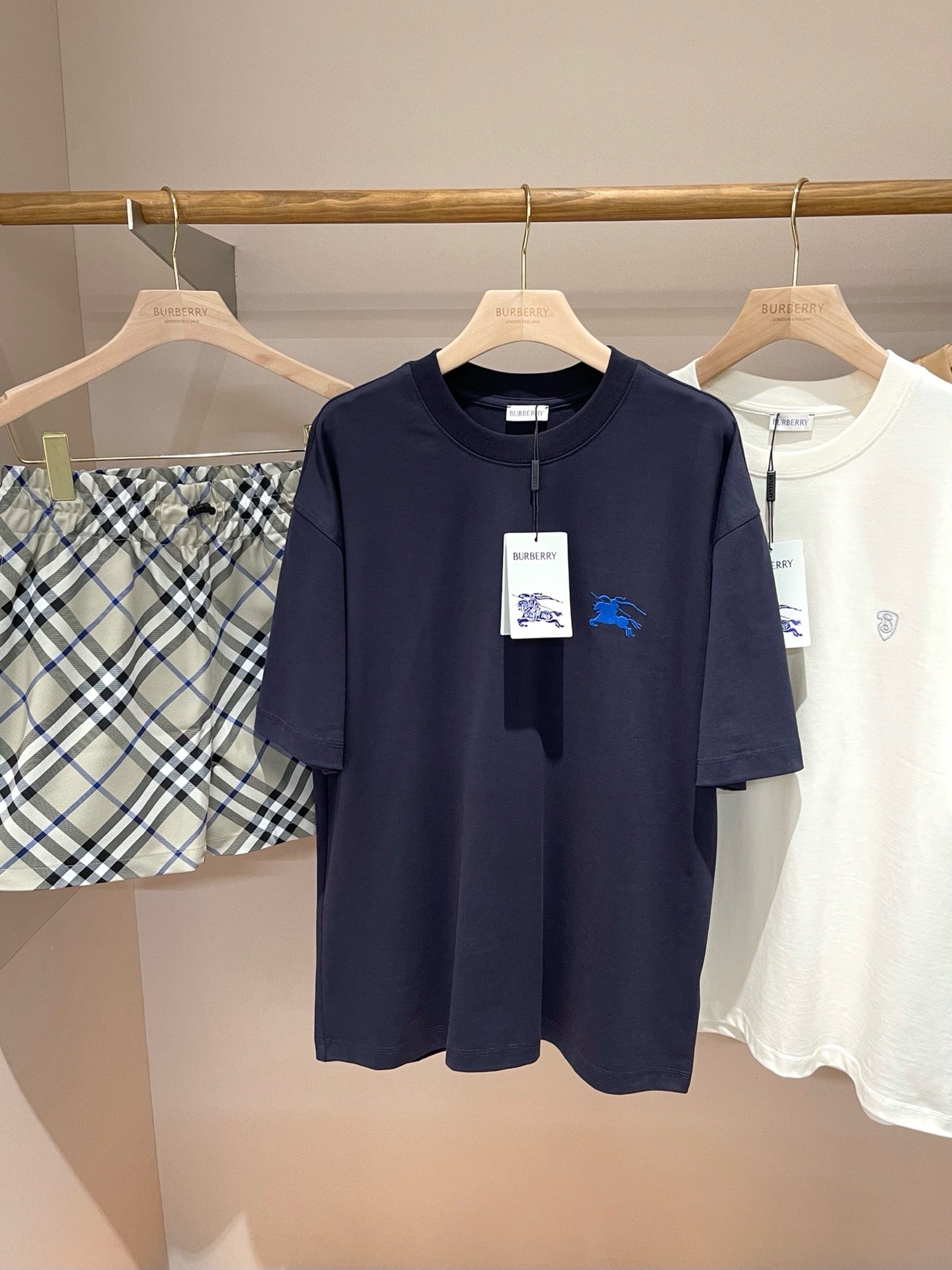 Dark Blue and Khaki T-Shirt