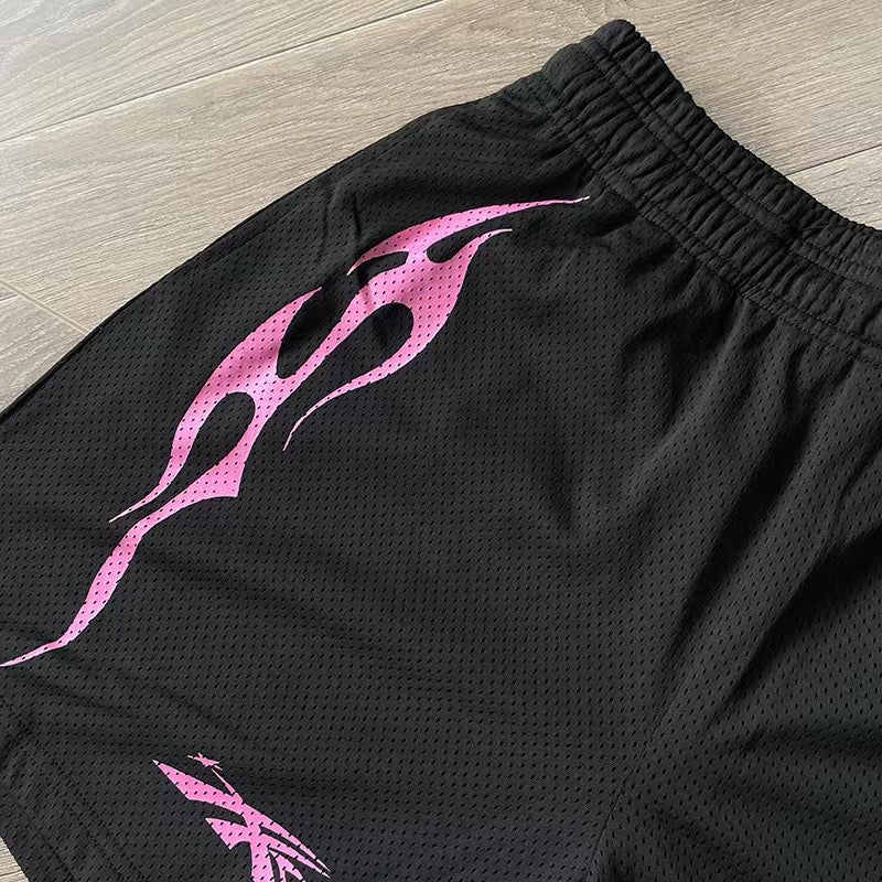 Schwarz-weiße Shorts