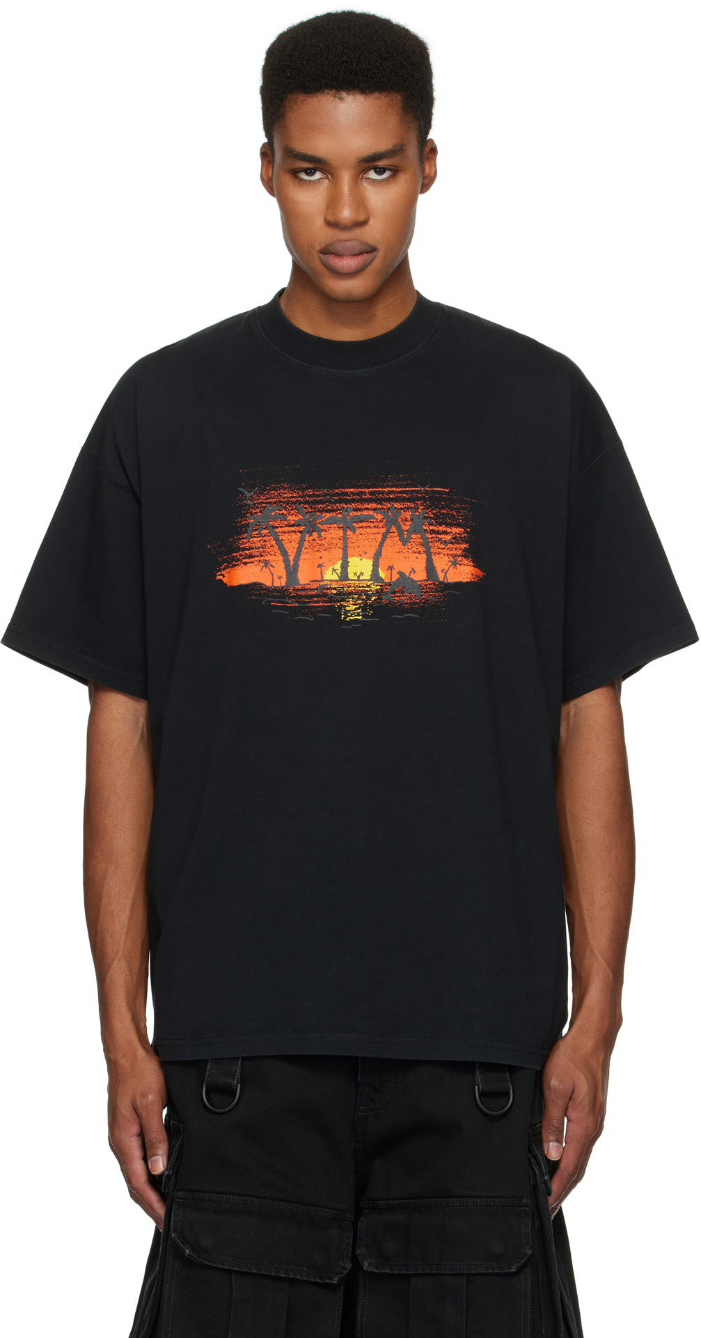 Schwarzes T-Shirt