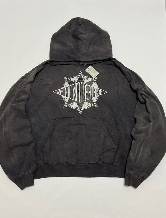 Schwarzer Hoodie