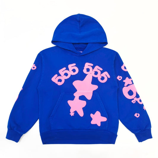 Blauer Hoodie