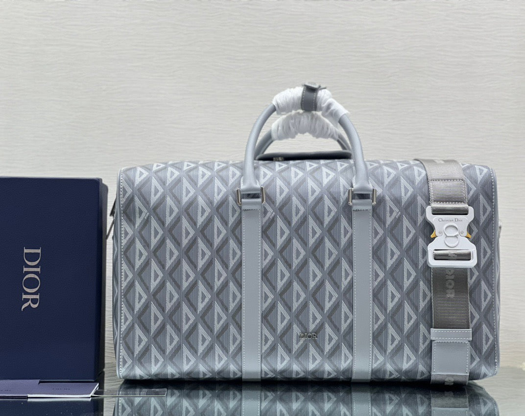 Bolso gris y negro