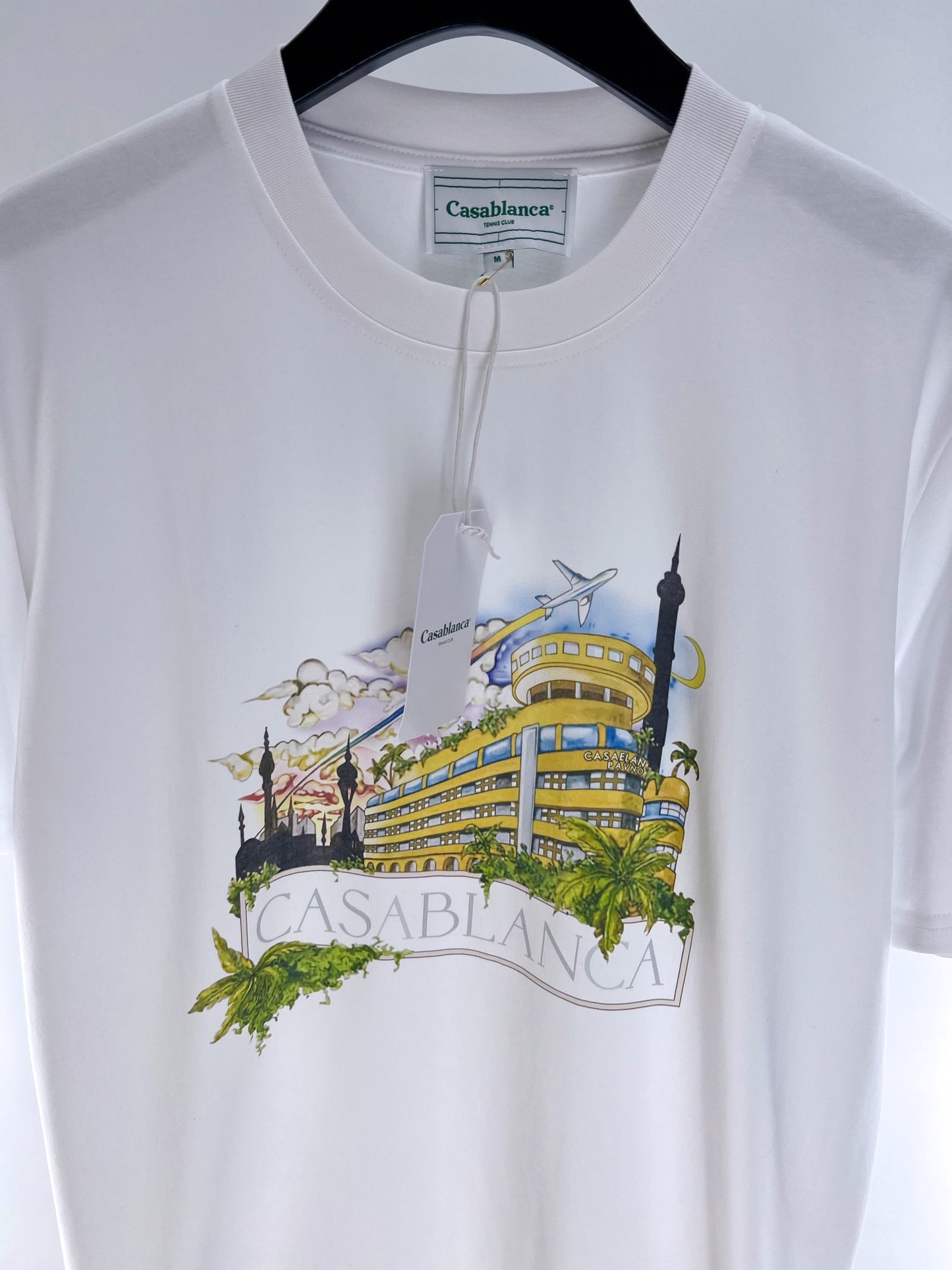 Blau-weißes T-Shirt