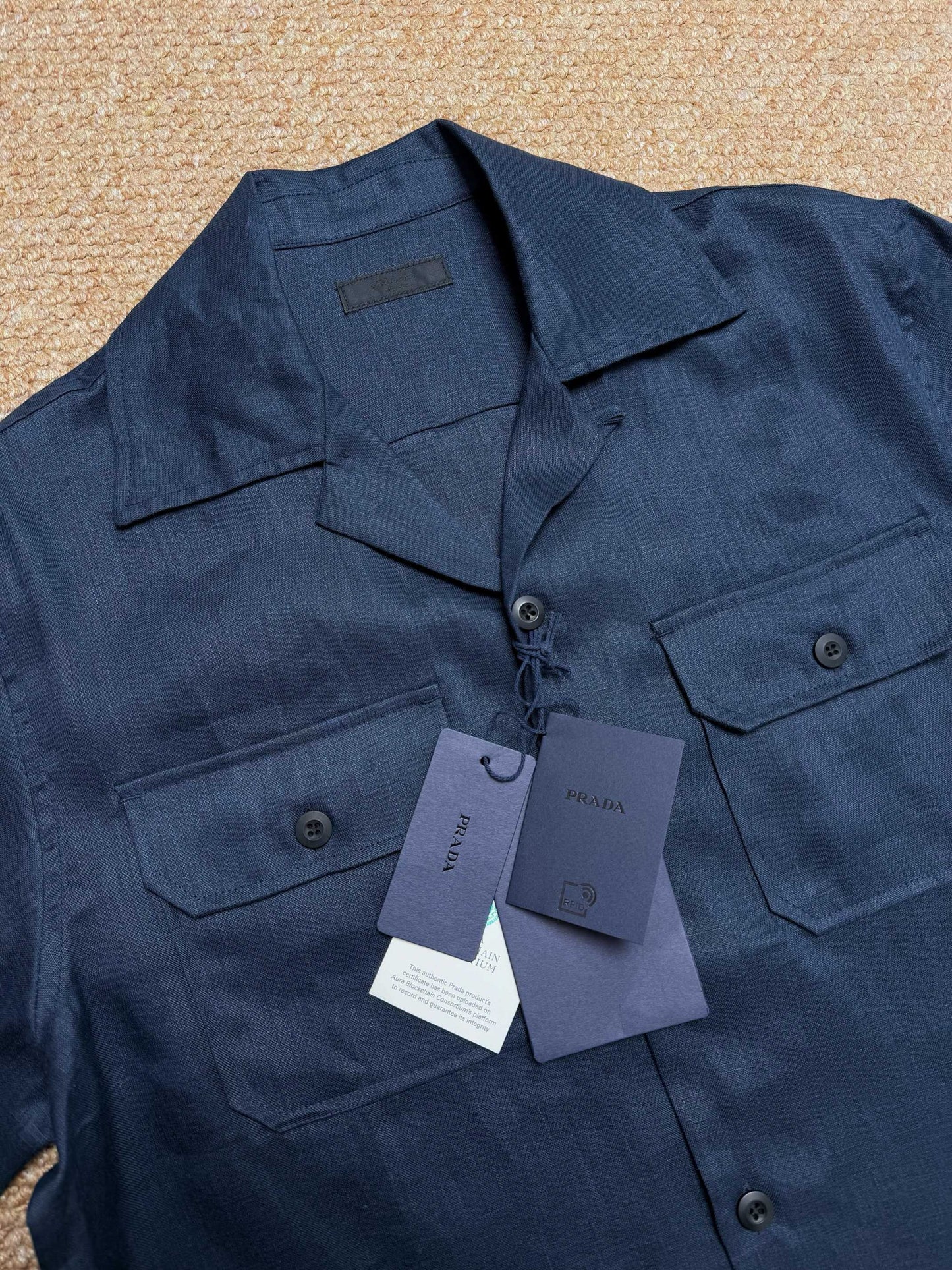 Dunkelblaue Jacke