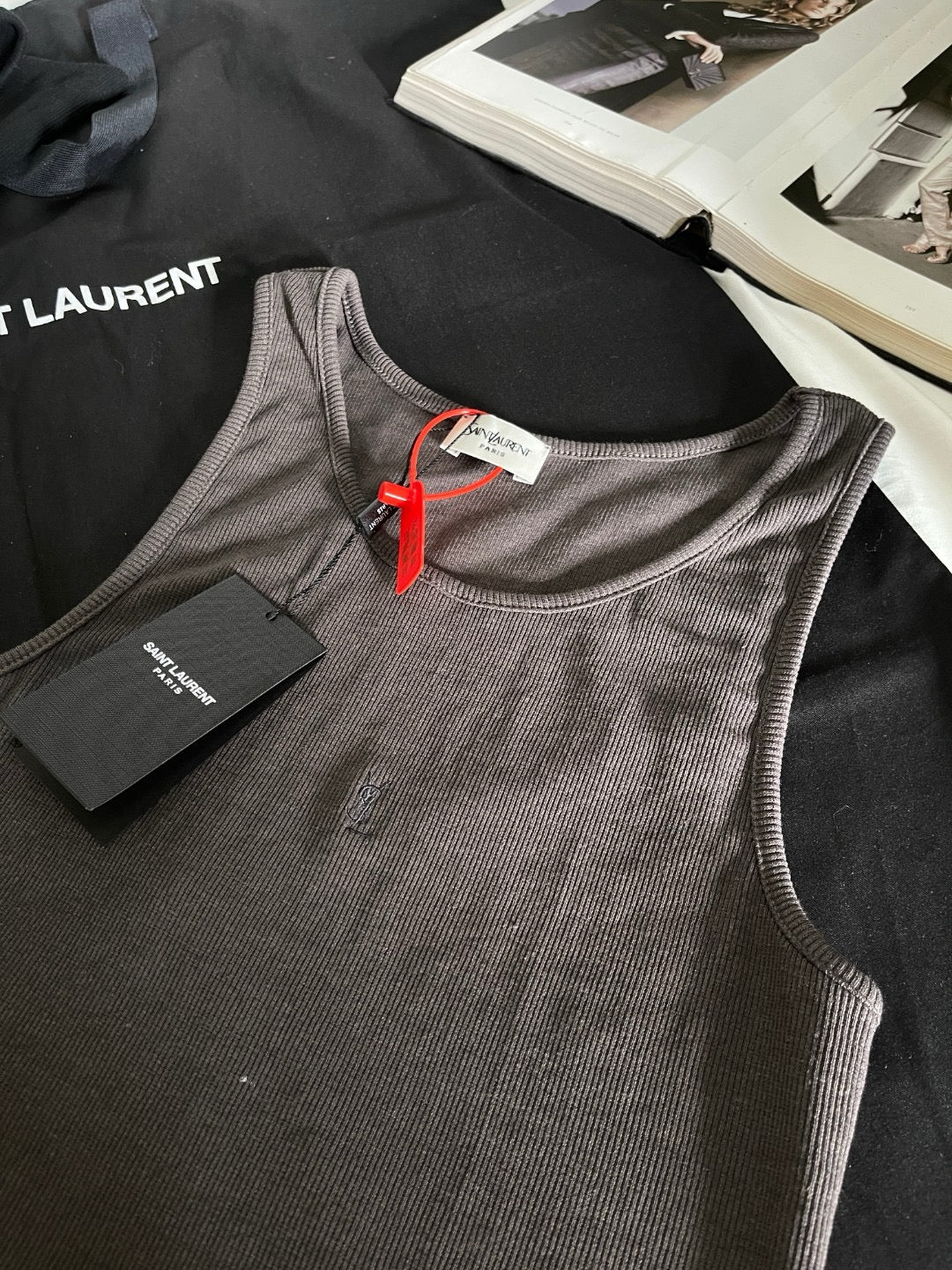 Grey and Black Vest