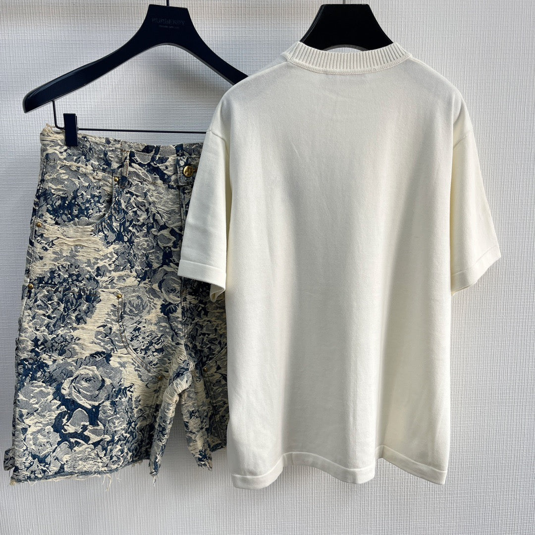 Black White and Blue T-shirt