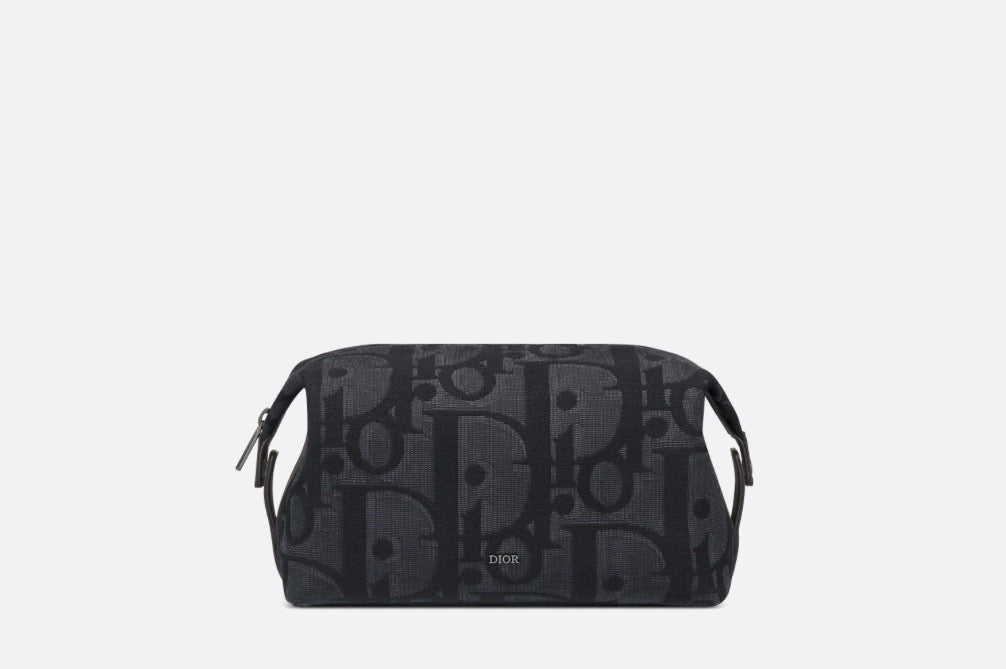 Blaue und schwarzgraue Tasche