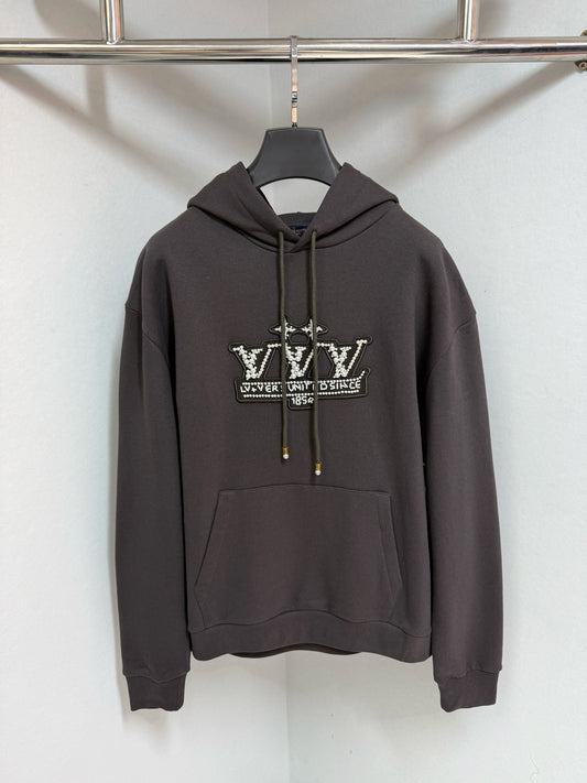Schwarzer Hoodie