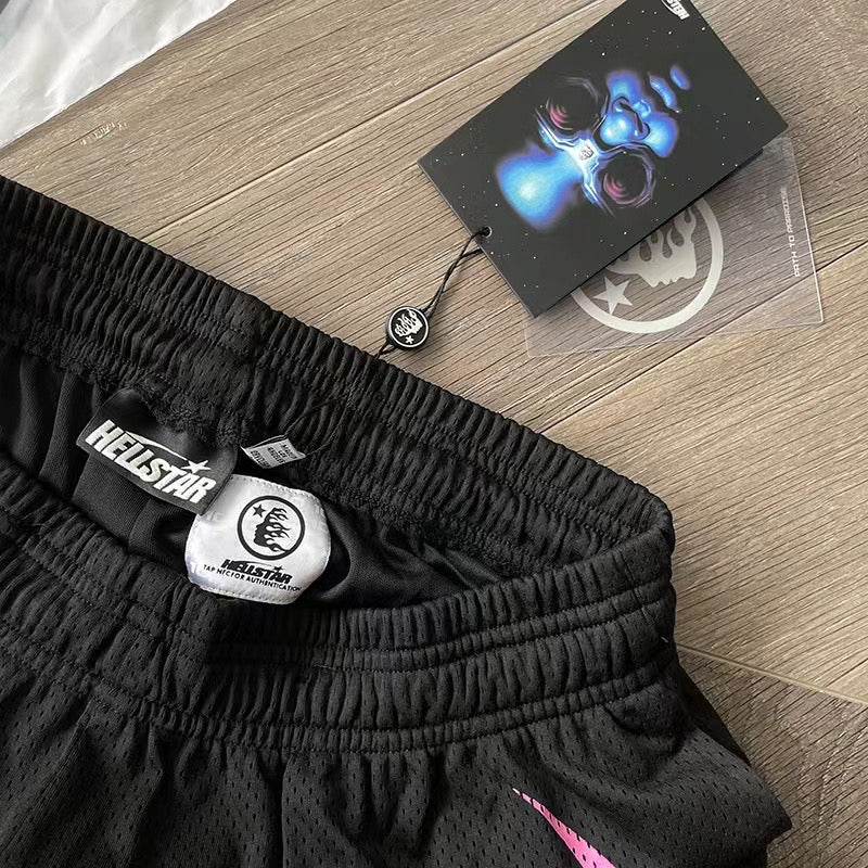 Schwarz-weiße Shorts