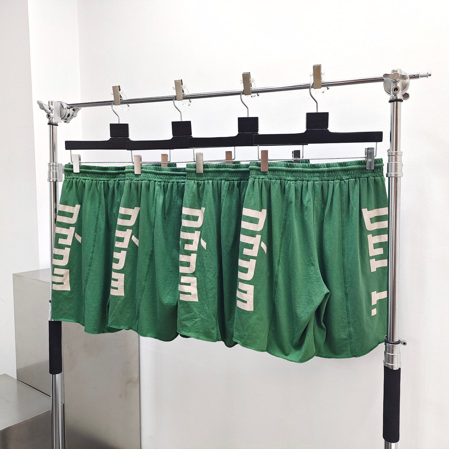 Grüne Shorts