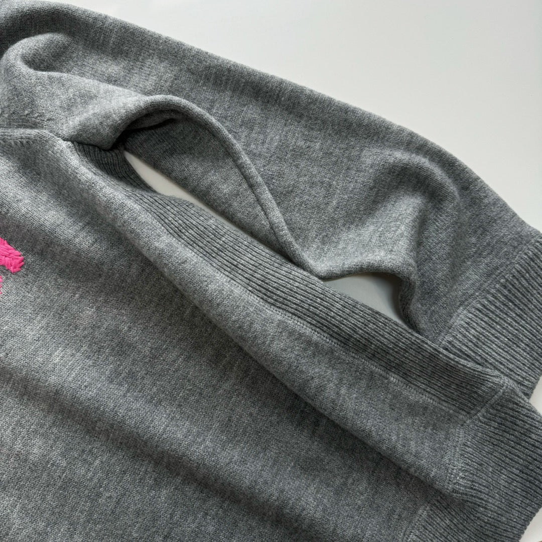 Grauer Hoodie