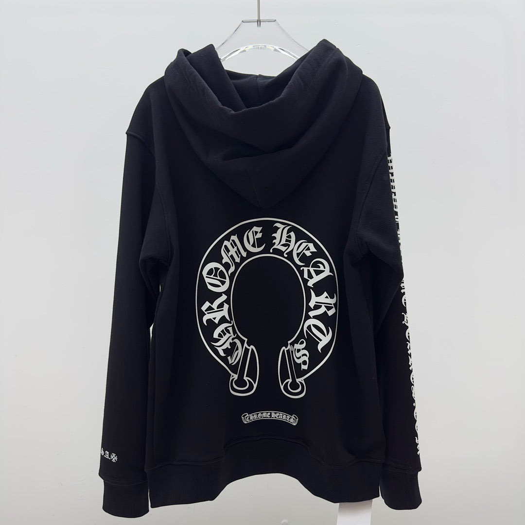 Black and White Hoodie