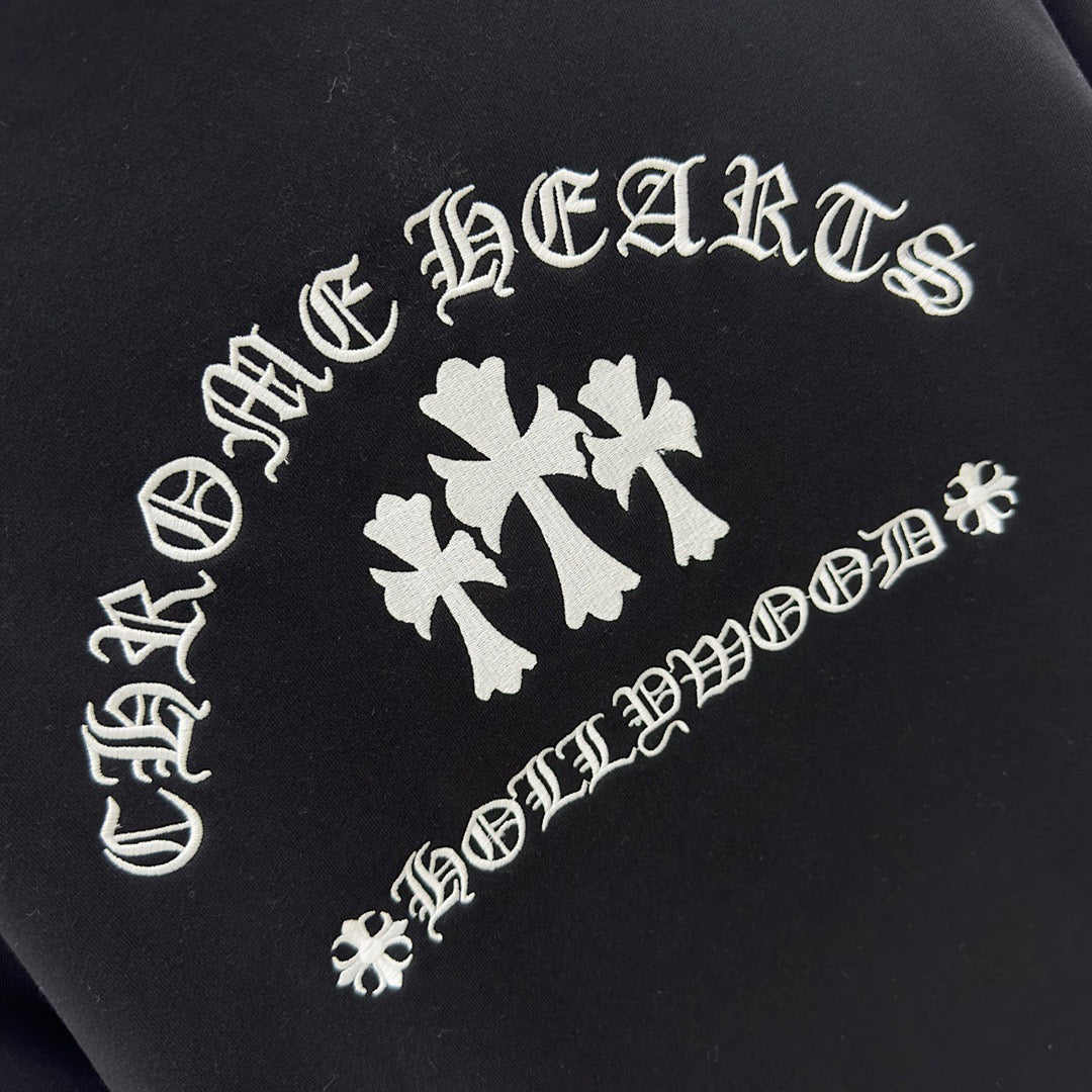 Sudadera negra y gris