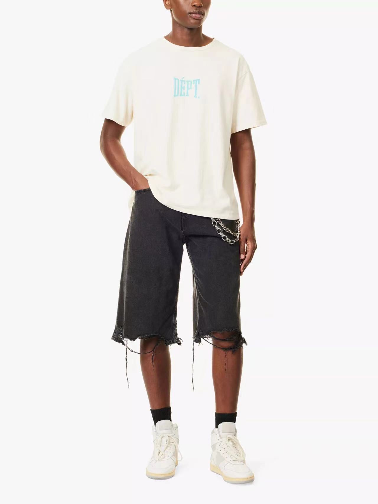 Camiseta blanca y negra