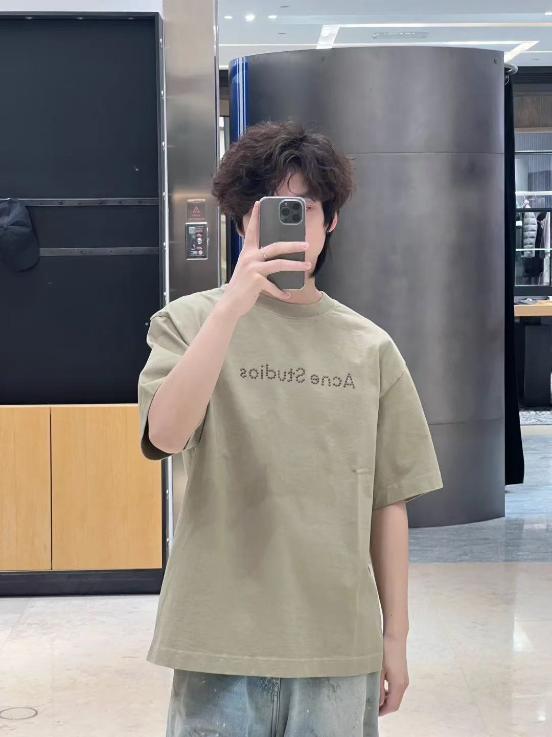 White and Khaki T-Shirt