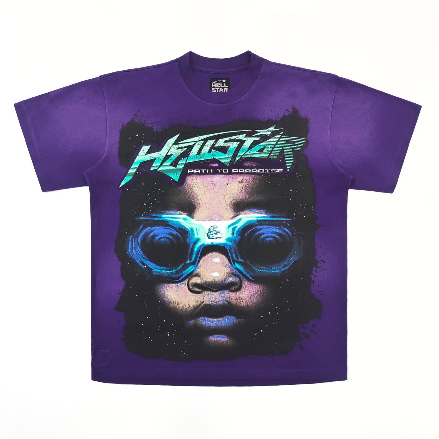 camiseta morada