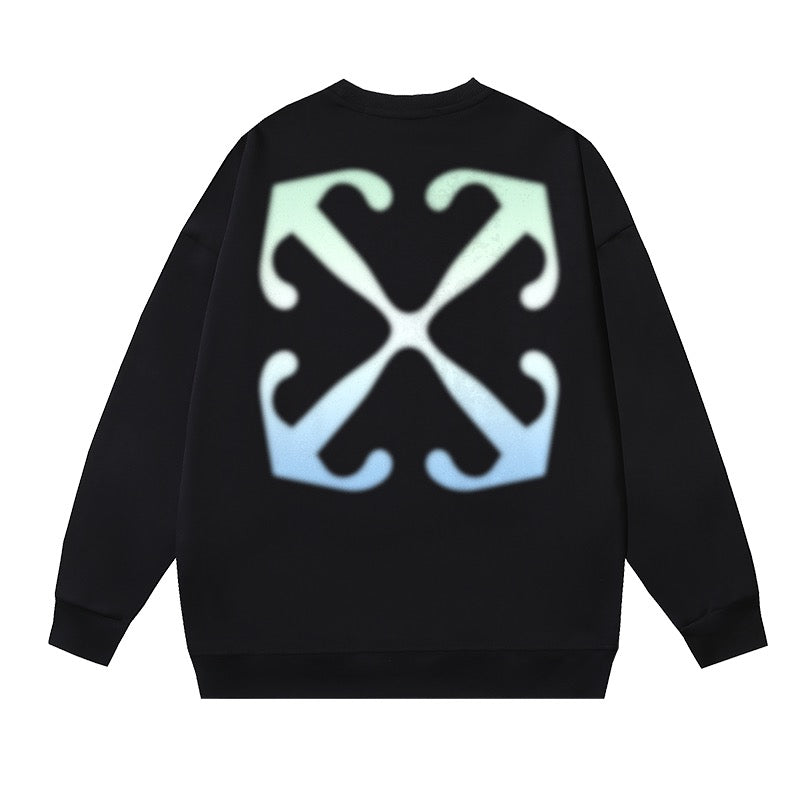Sudadera blanca y negra