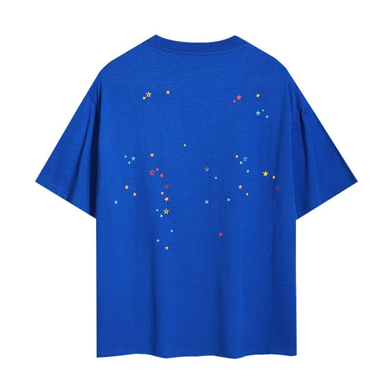 Camiseta azul y azul cielo