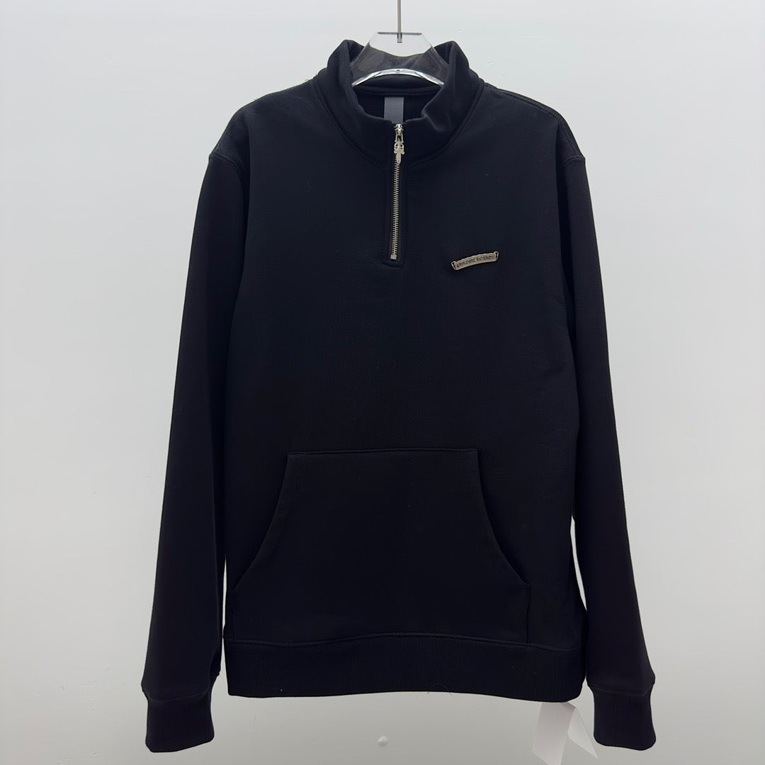 Sudadera negra y gris