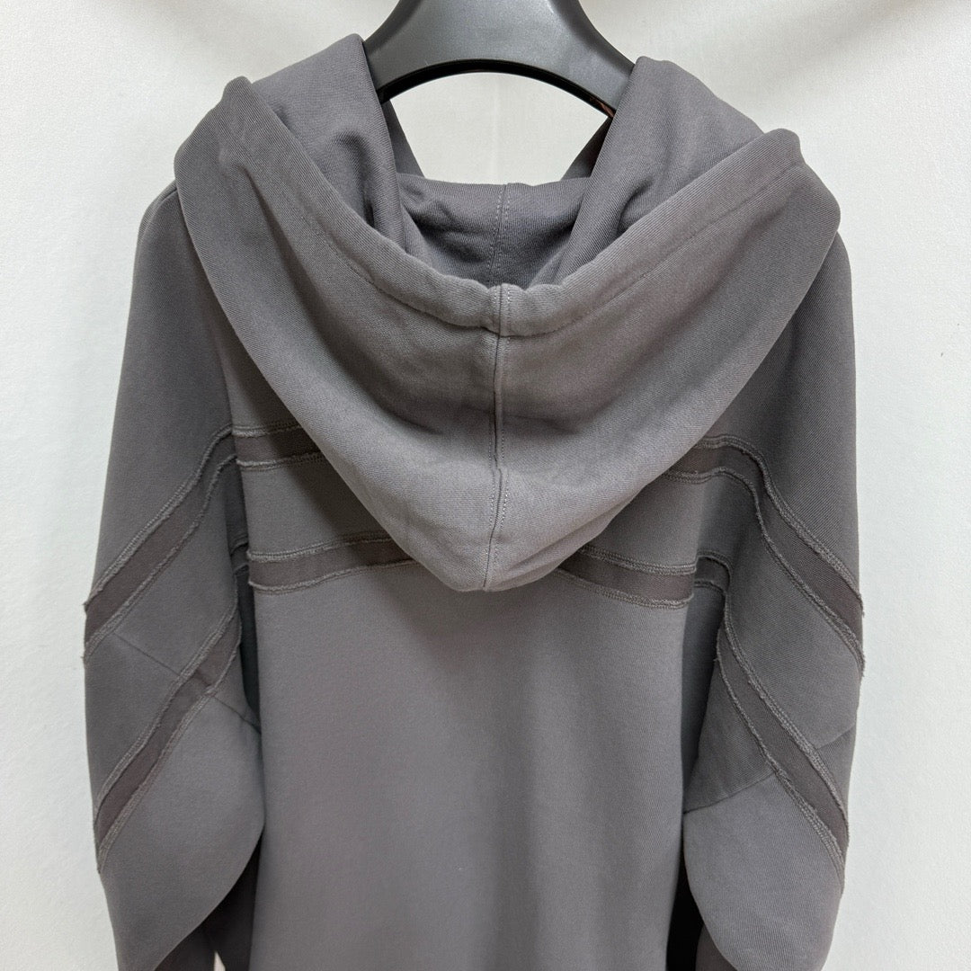 Sudadera con capucha gris oscuro