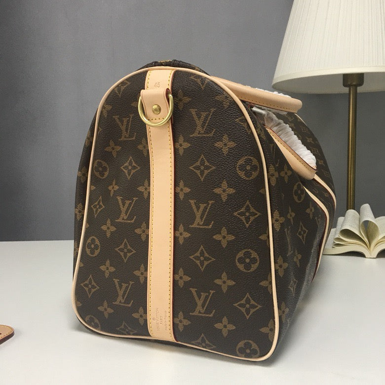 Gray and Brown Bags