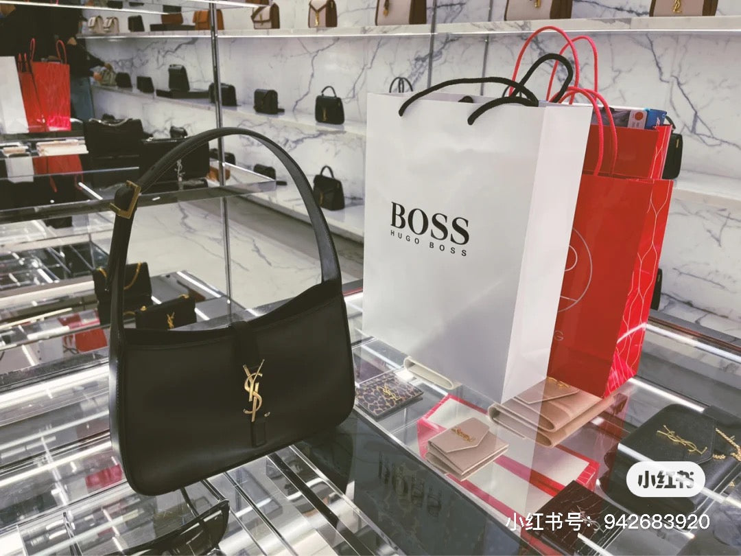 Sage, Off White and Black Bags