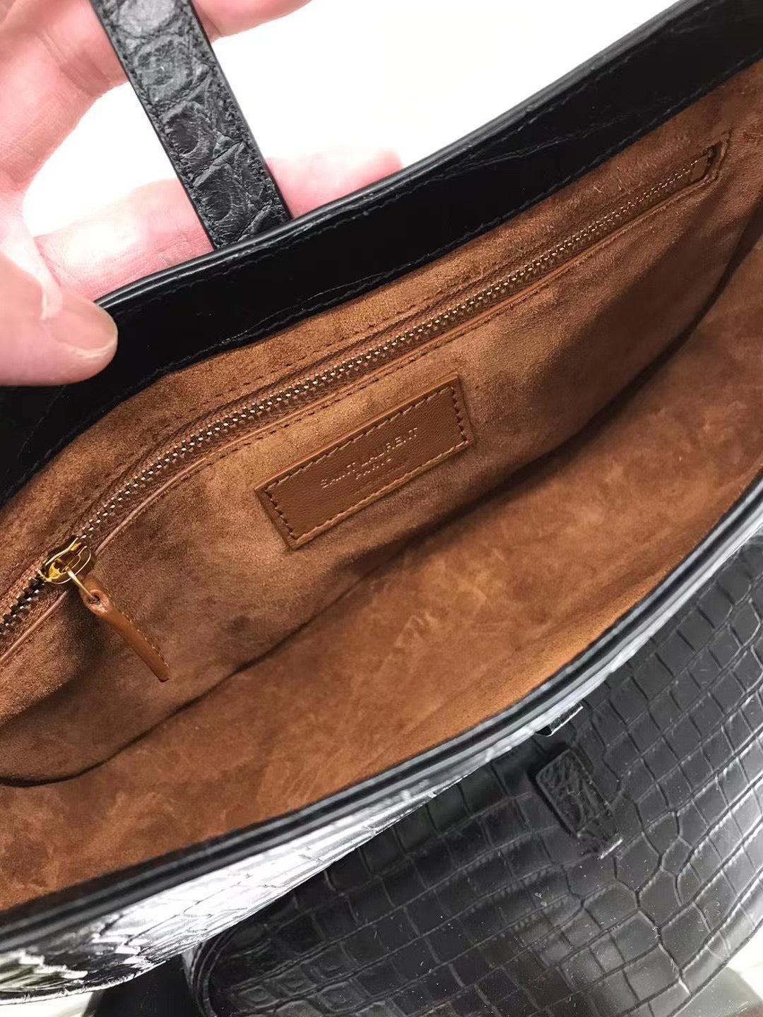 Sage, Off White and Black Bags