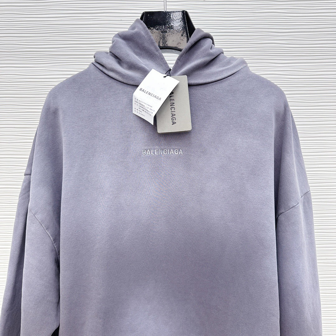 Blue grey Hoodie