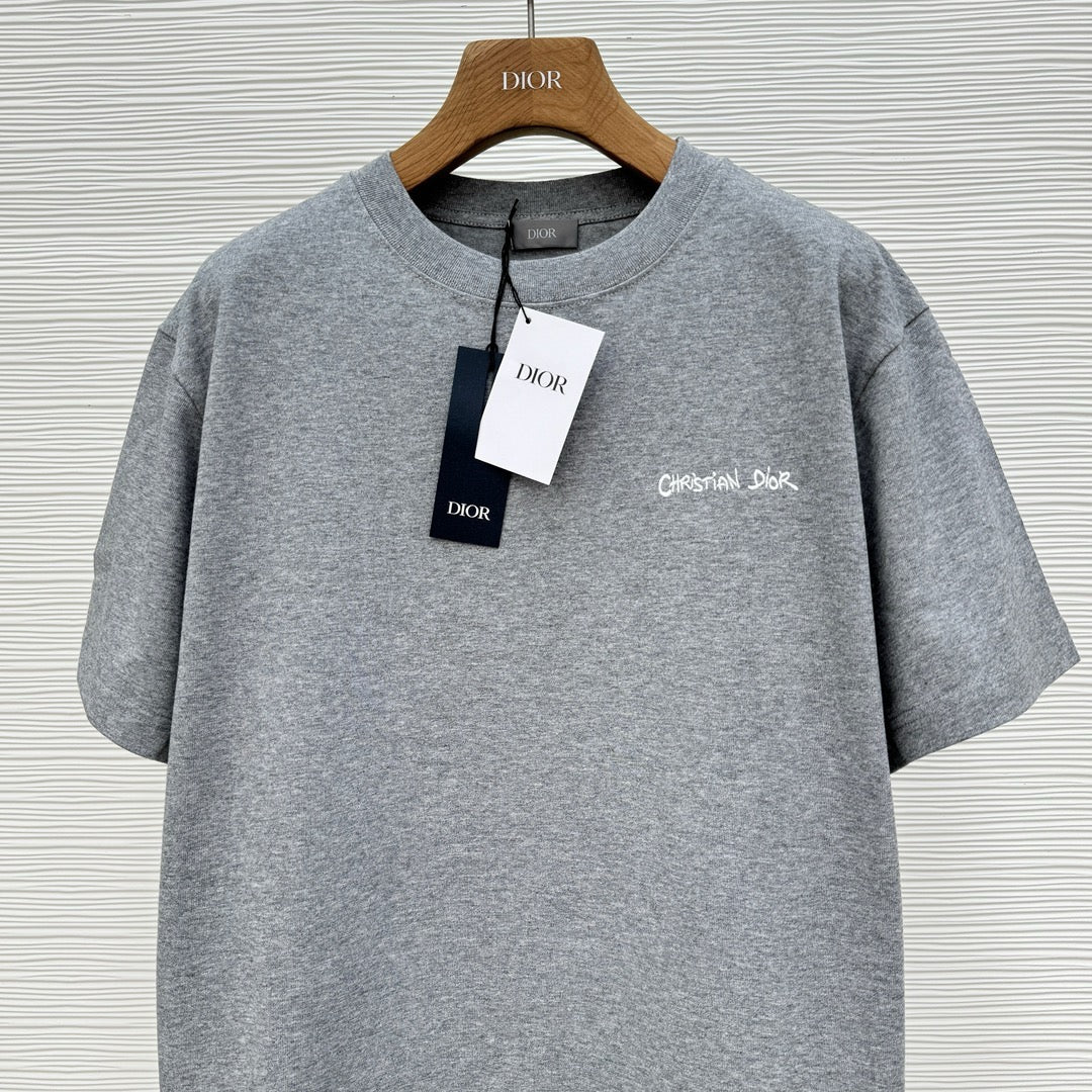 Grey and White T-shirt