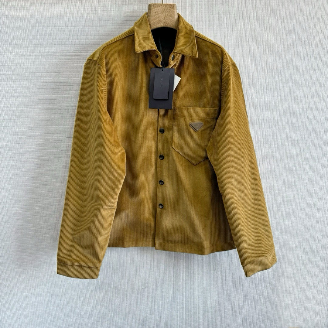 Black and Wheat yellow Jacket