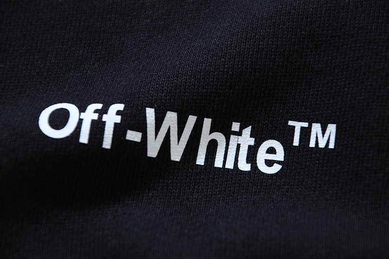 White and Black Sweatshirt