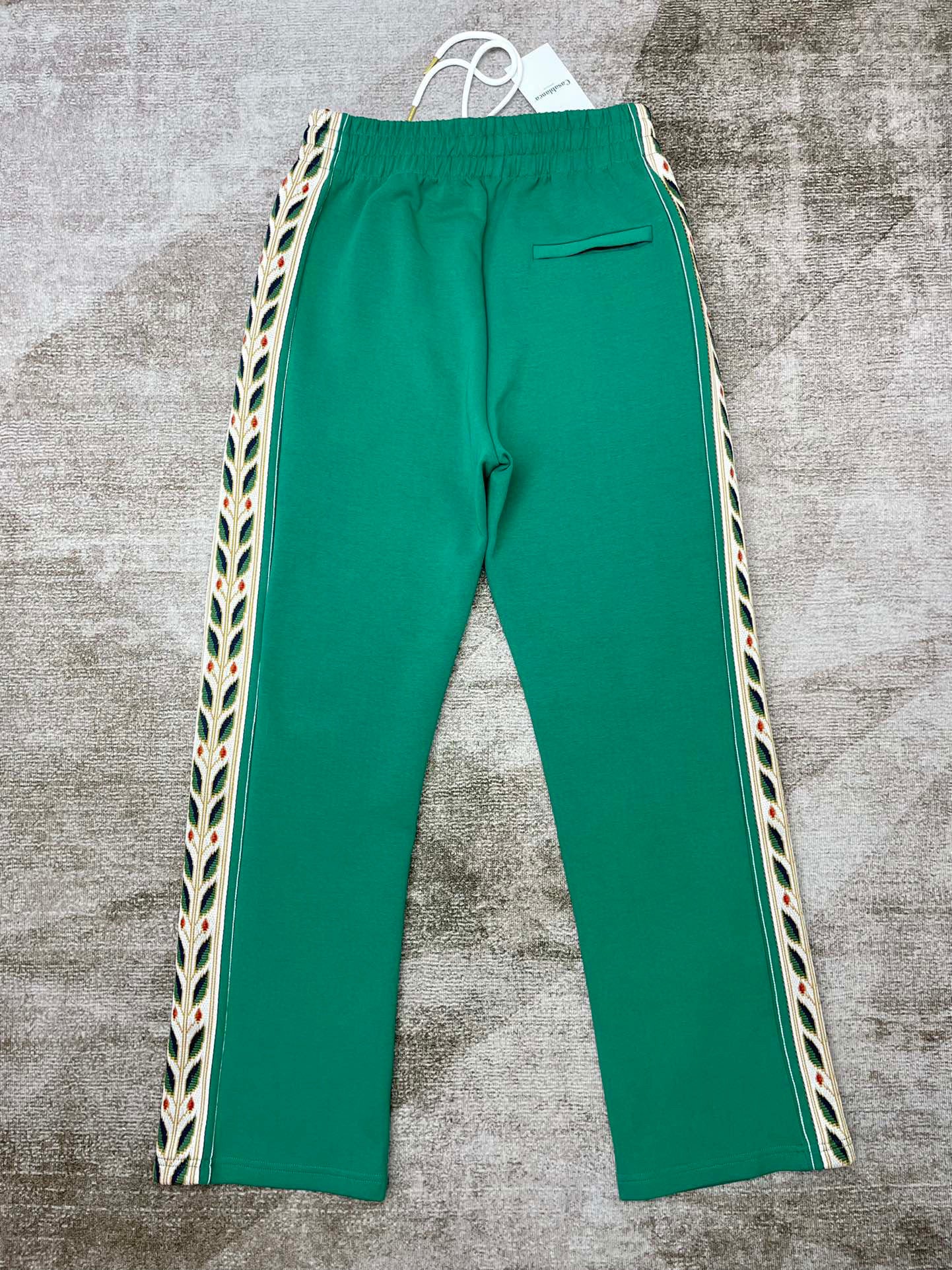 Black and Green Pant