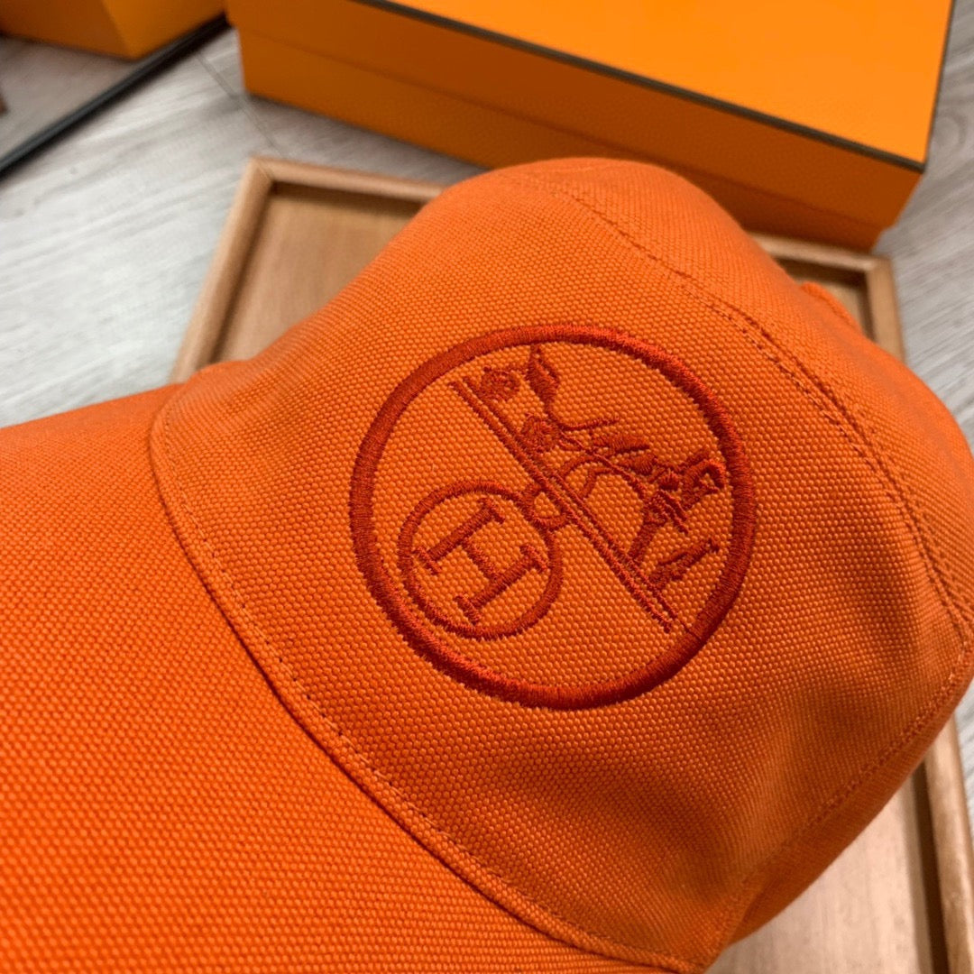 Black, Orange and Grey Caps