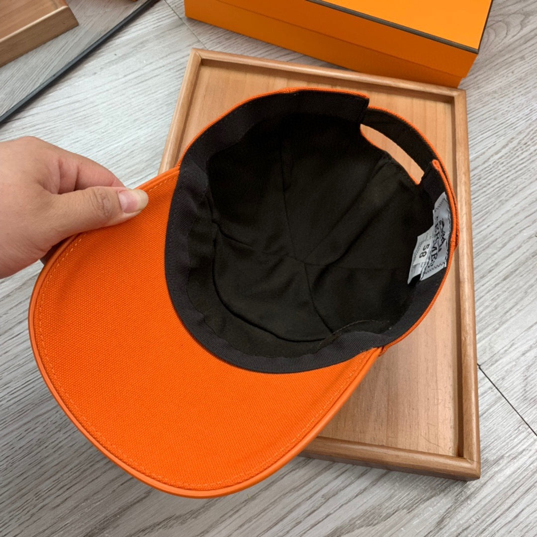 Black, Orange and Grey Caps